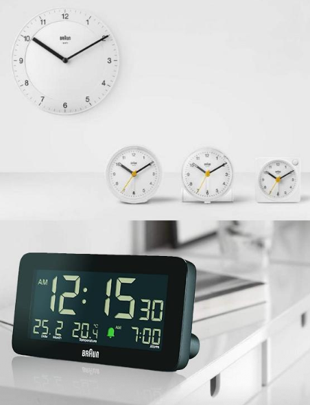 Braun Clocks timepieces